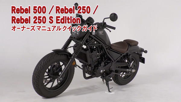Rebel 500/Rebel 250/Rebel 250 S Edition